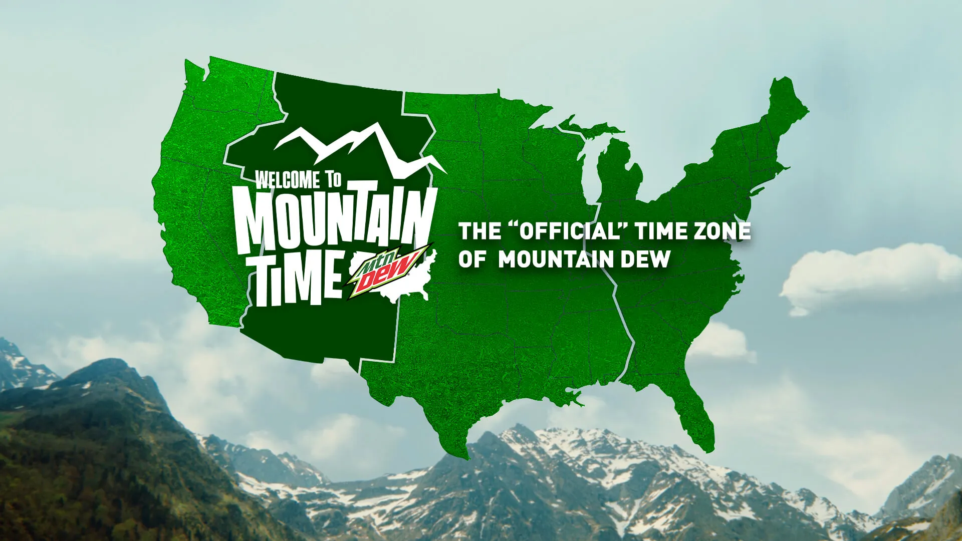 Mountain-Time map